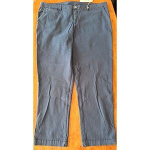 NWT STYLE & CO Women's Pants Mid-Rise Blue Stretch Cotton Blend Sz 16